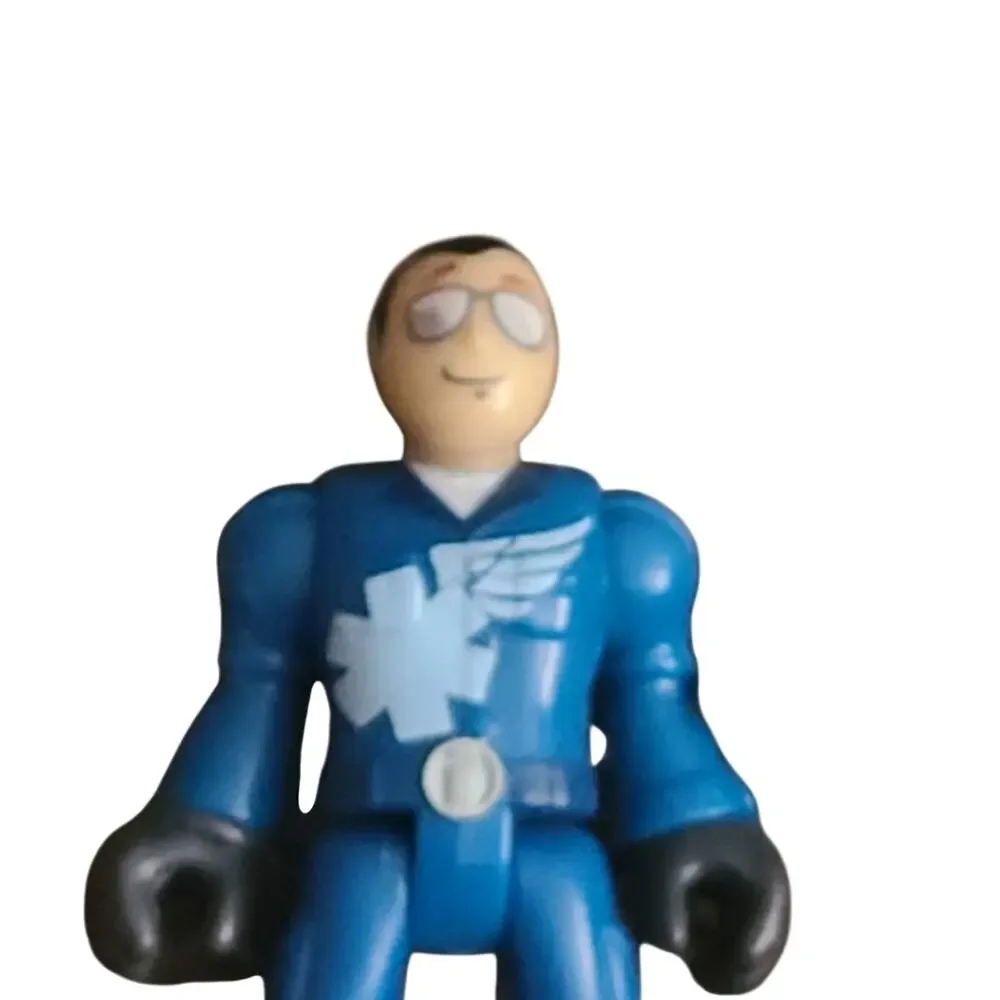 Imaginext Fisher Price Rescue City Ambulance Driver Action Figure 3”
